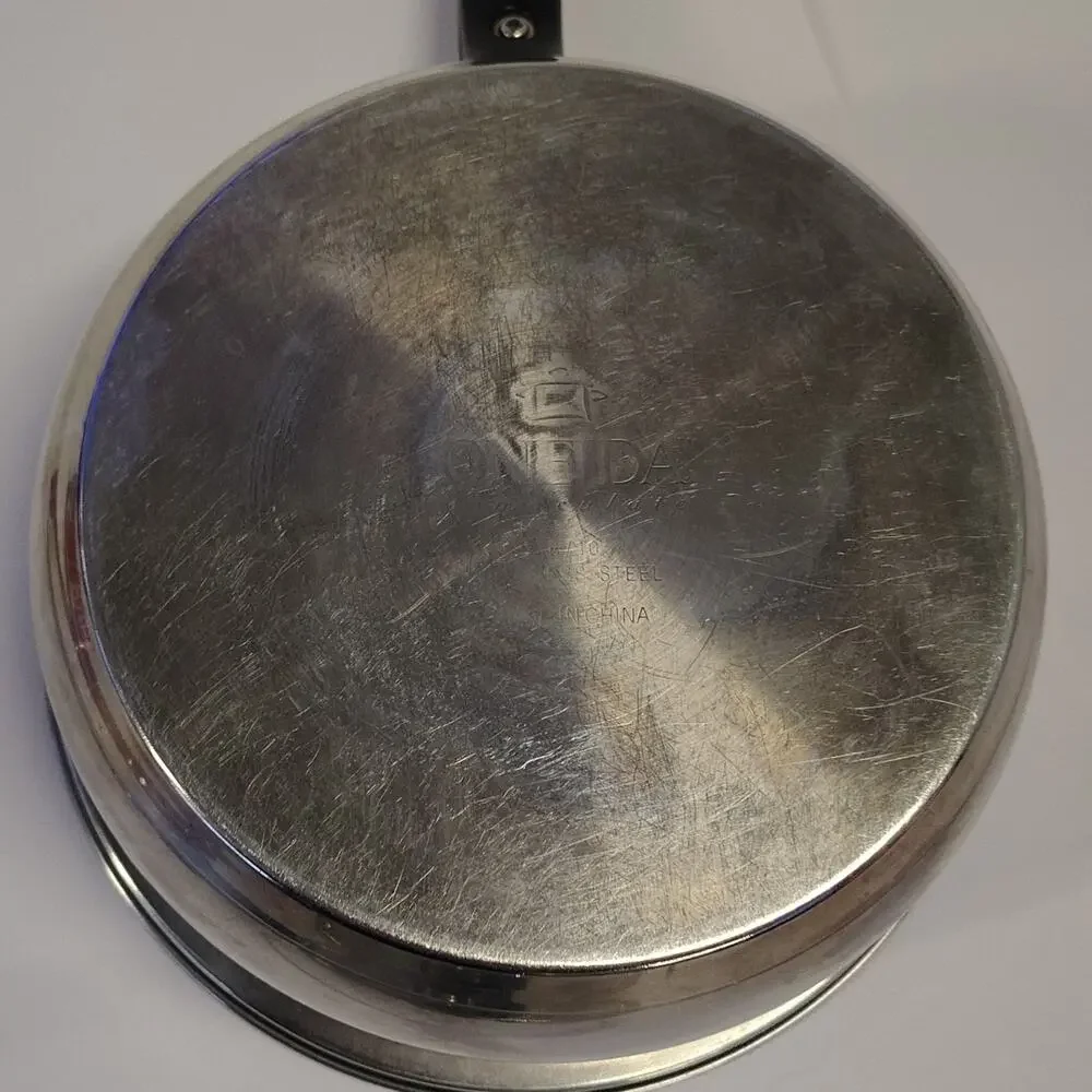Onedia 18/10 Stainless Steel Saucepan Kettle Pot 1 qt Round with Glass Lid